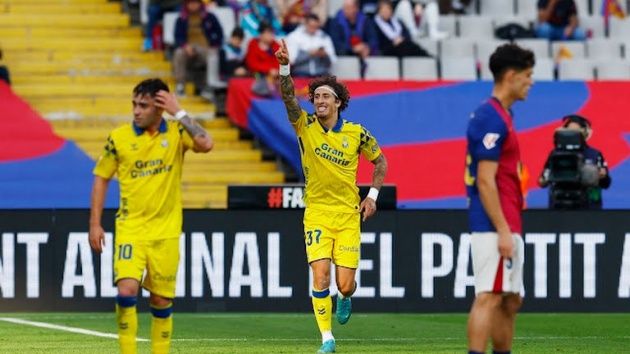 Thảm bại của Barcelona trước Las Palmas Cú sốc rung chuyển La Liga