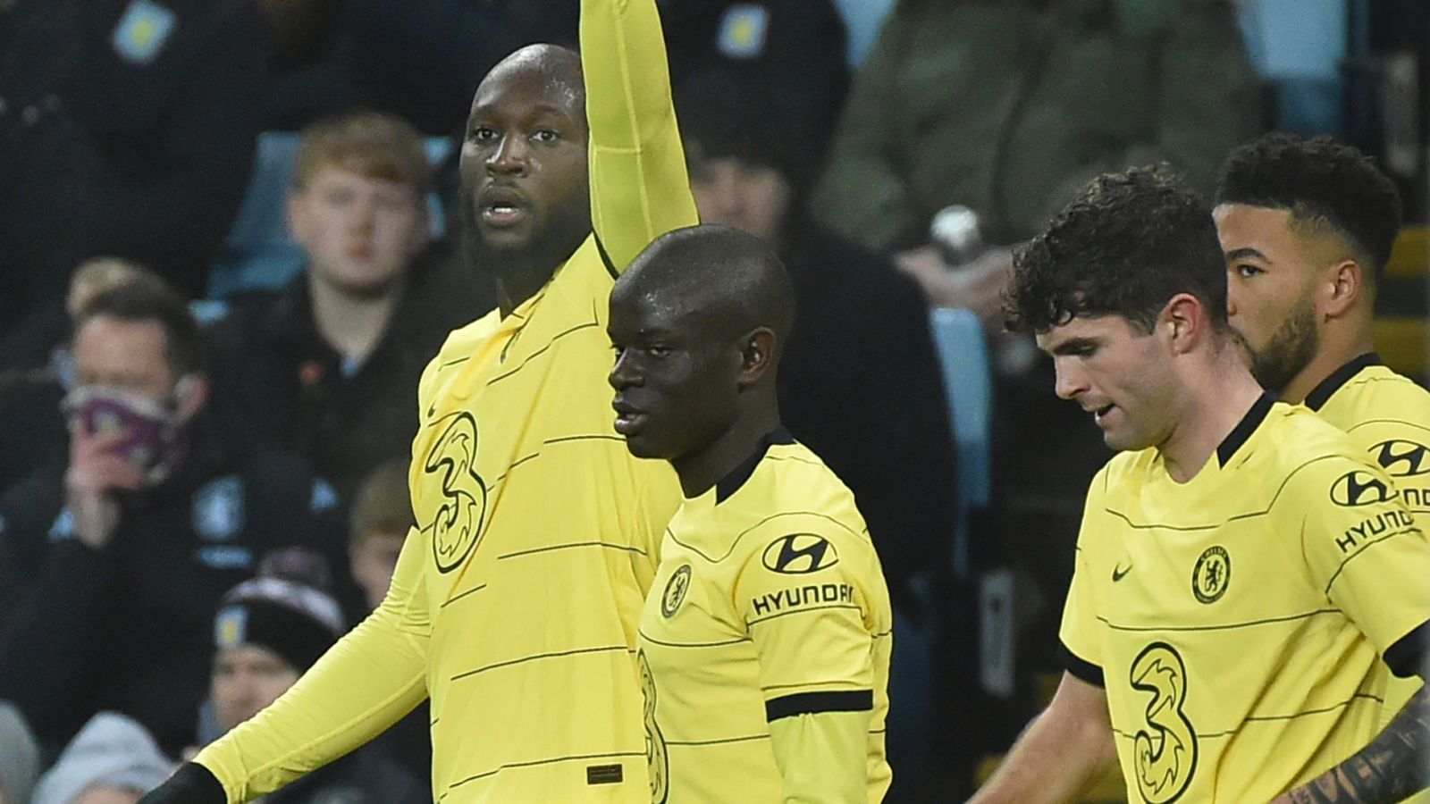 Aston Villa 1-3 Chelsea Kante