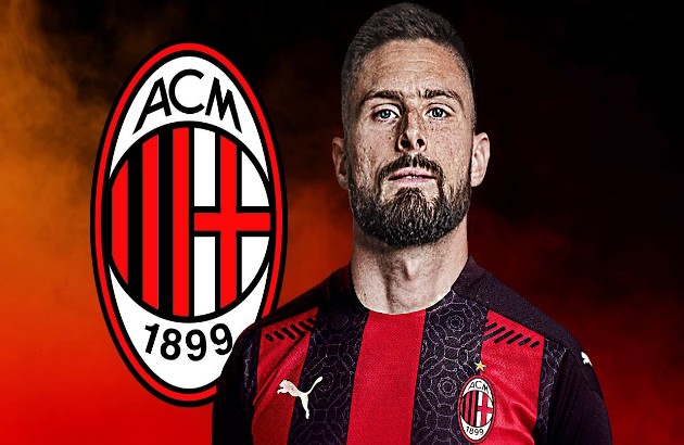 Olivier Giroud gia nhập AC Milan