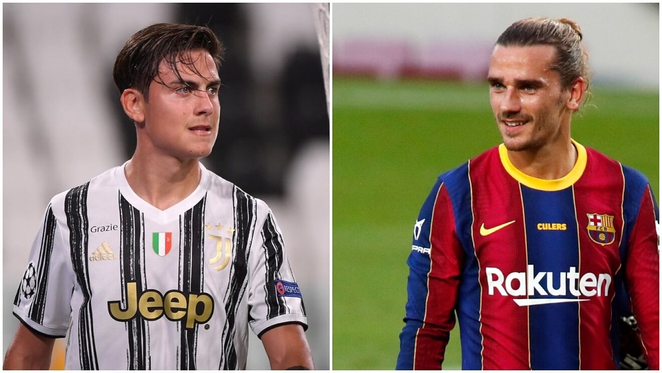 Dybala vs Antoine Griezman chuyển nhượng Barca Dybala vs Antoine Griezman chuyển nhượng Barca