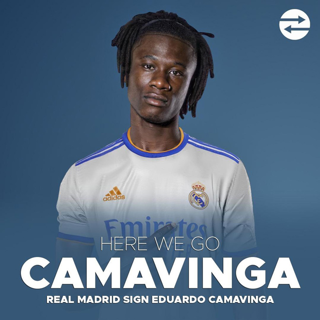 Chuyển nhượng 31/8: Real Madrid ký Camavinga Chuyển nhượng 31/8: Real Madrid ký Camavinga