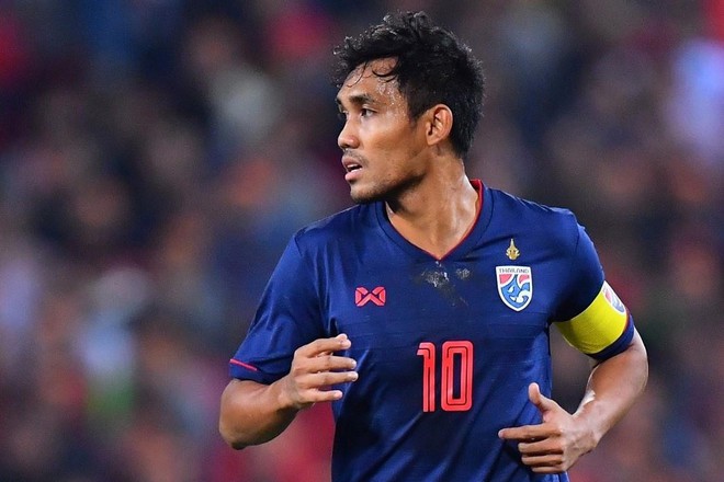 Tiền đạo Teerasil Dangda Thái Lan AFF CUP 2020