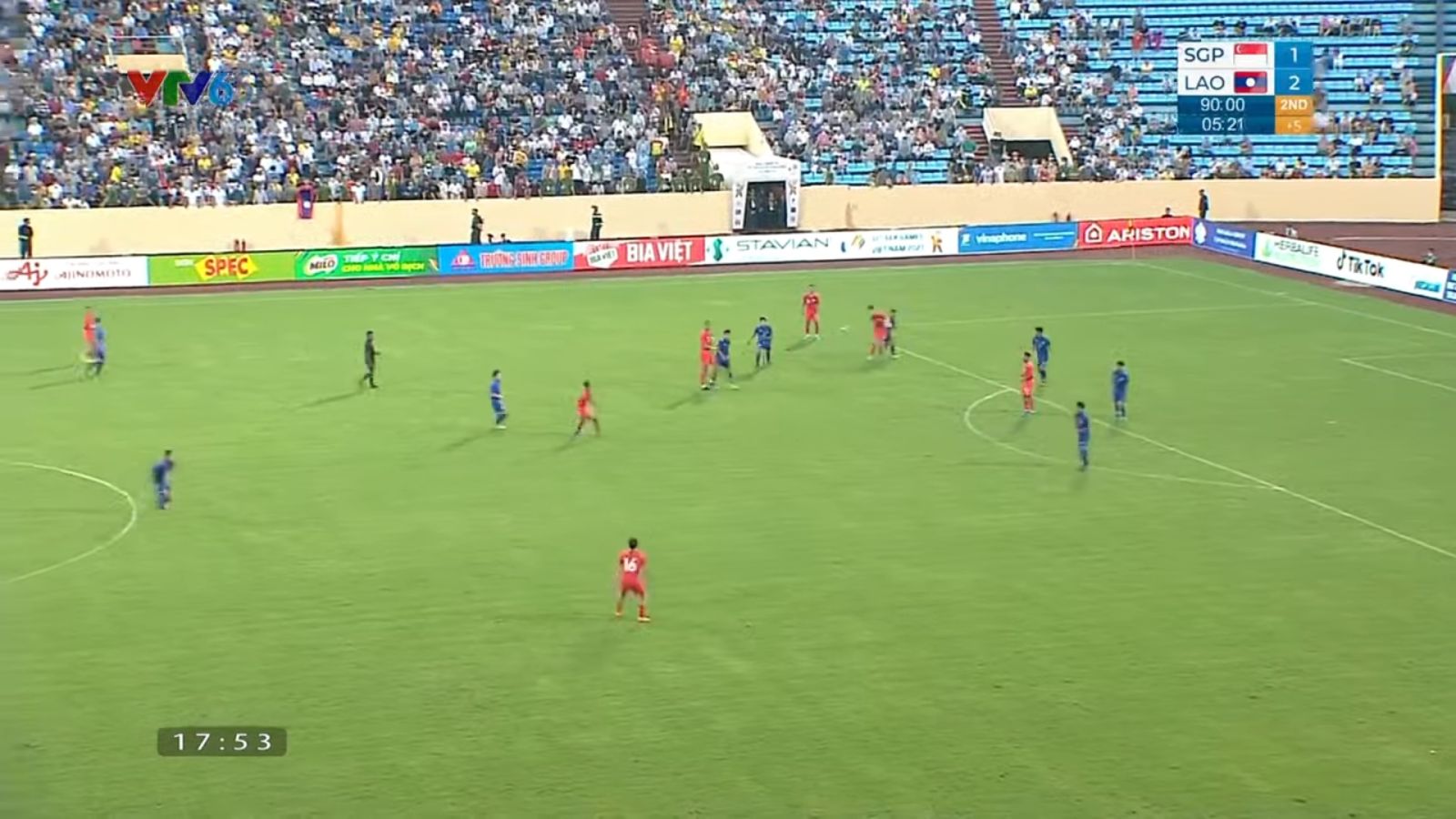 U23 Singapore vs U23 Lào