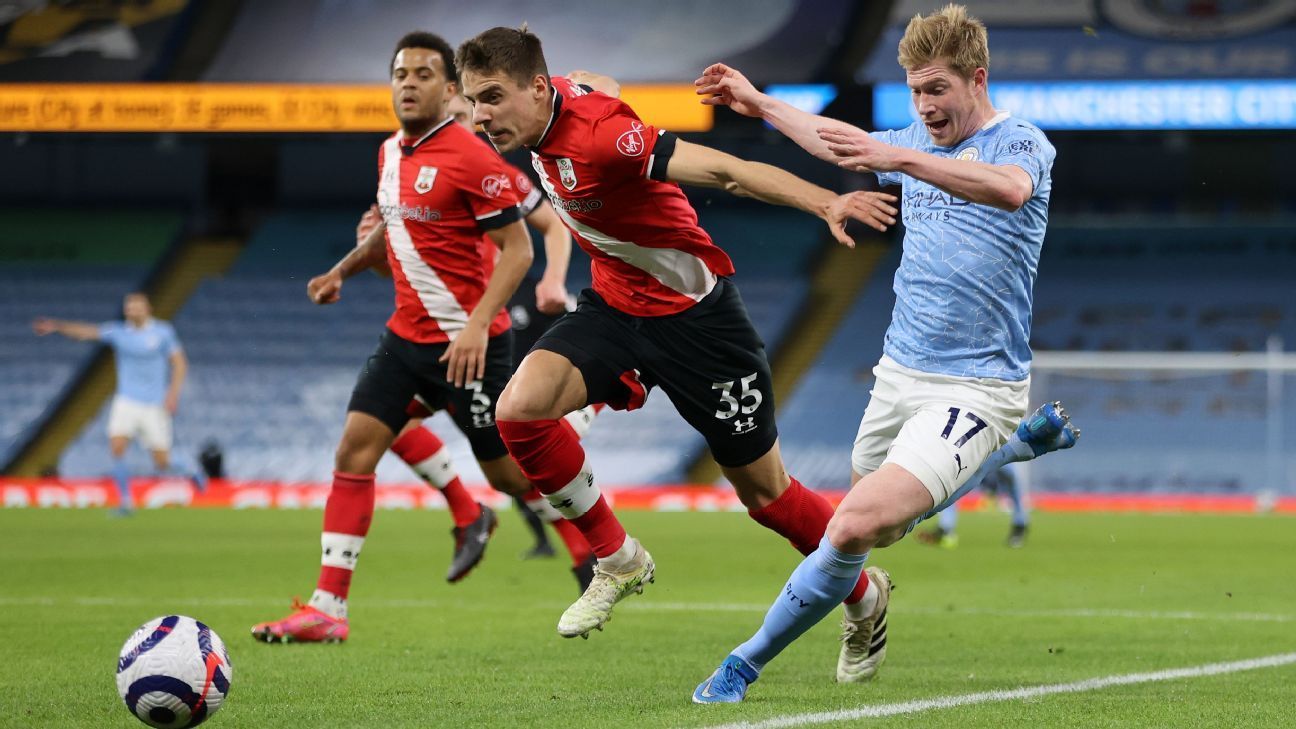 Trực tiếp Man City vs Southampton