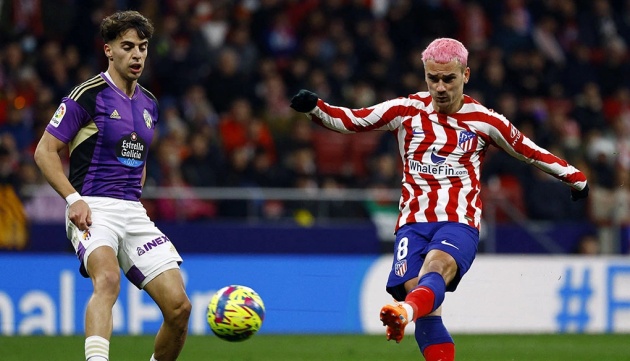 Atletico Madrid tiến đến chiến thắng thứ 7 khi đối đầu Real Valladolid đang vật lộn