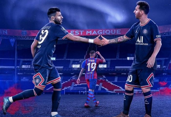 PSG đổi Icardi lấy Aguero vì Messi