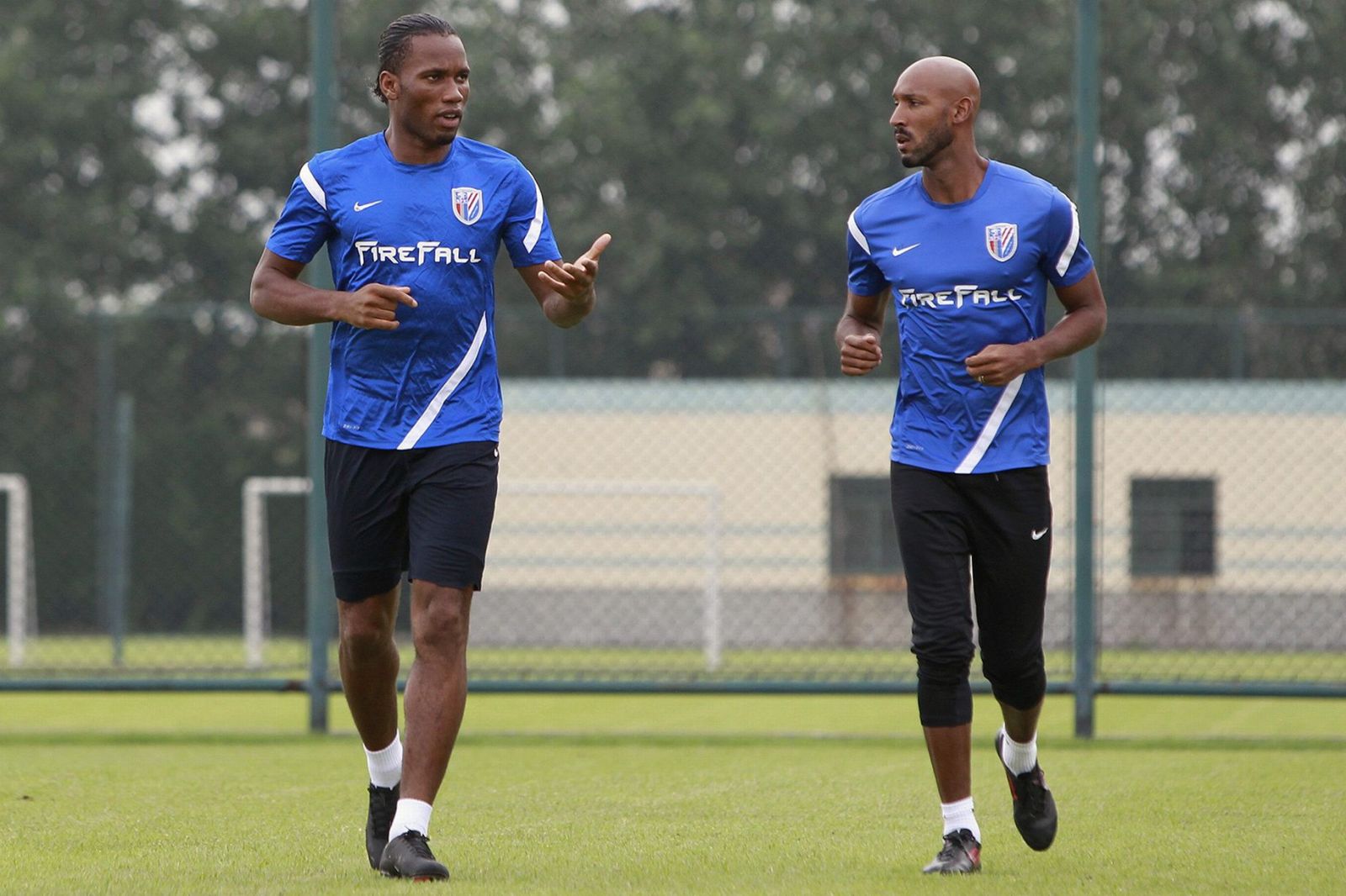 Didier Drogba và Nicolas Anelka