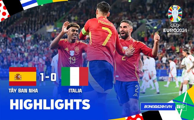 Tây Ban Nha vượt qua Italia với chiến thắng sát nút 1-0 tại Euro 2024