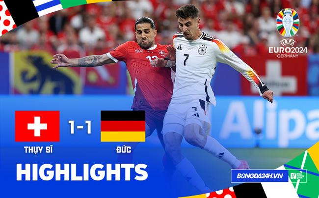 Thụy Sĩ 1-1 Đức: Trận Hòa kịch tính tại EURO 2024