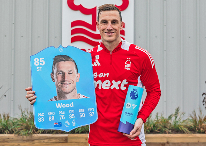 Chris Wood Lập Kỷ Lục Cầu Thủ Xuất Sắc Nhất Tháng 10 và Nottingham Forest Rinh