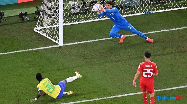 Brazil 1-0 Thụy Sĩ World Cup 2022