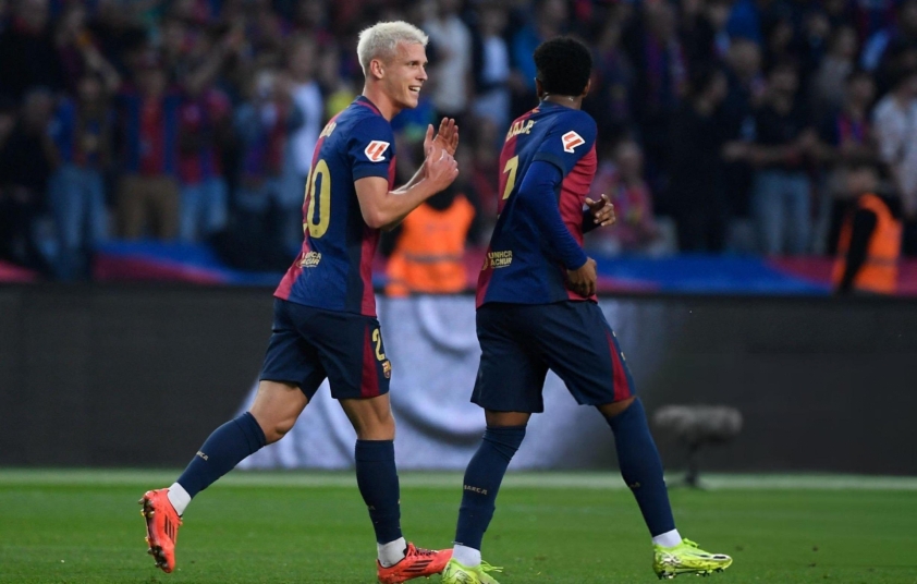 Lamine Yamal tỏa sáng với kiến tạo tuyệt vời giúp Barca có chiến thắng trước Espanyol