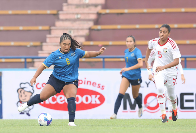 Trận hòa không bàn thắng giữa Guam và UAE tại vòng loại nữ châu Á 2026