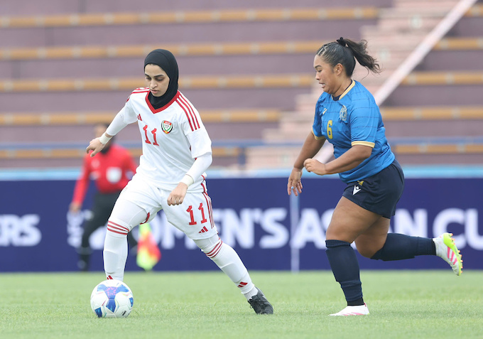 Trận hòa không bàn thắng giữa Guam và UAE tại vòng loại nữ châu Á 2026