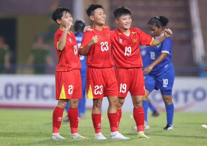Tuyển nữ Việt Nam đại thắng Maldives 7-0, vững vàng trên đường hướng đến Asian Cup 2026