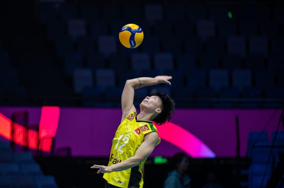 Đặng Thị Hồng - tân đội trưởng tuyển bóng chuyền nữ trẻ Việt Nam tại VTV Cup 2025