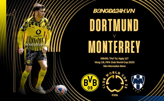 Dortmund vs Monterrey: Cuộc Đụng Độ Khó Lường Tại Vòng 1/8 FIFA Club World Cup 2025