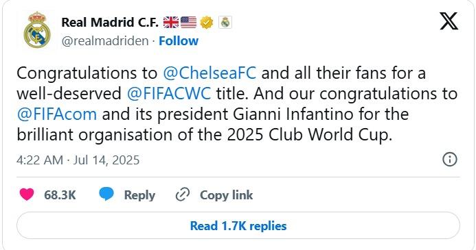 Chelsea đăng quang FIFA Club World Cup: Chiến thắng thuyết phục và lời chúc mừng đầy cảm xúc từ huyền thoại Drogba