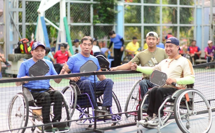 Pickleball: Môn Thể Thao Bao Trùm, Thân Thiện Với Người Sử Dụng Xe Lăn