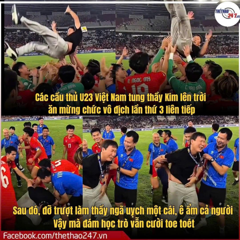 HLV Kim Sang Sik: Vô địch U23 Đông Nam Á và khoảnh khắc dở khóc dở cười