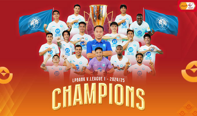 Thép Xanh Nam Định: Cú Đúp Vô Địch V.League và Lời Chúc Mừng Từ Chủ Tịch FIFA