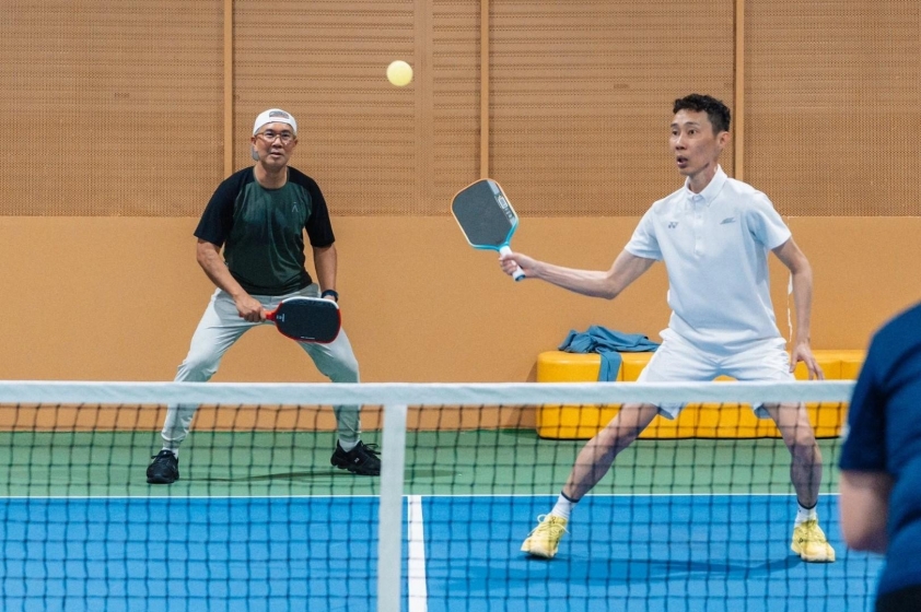 Huyền thoại cầu lông Lee Chong Wei chinh phục Pickleball: Sức hút lan tỏa của môn thể thao mới