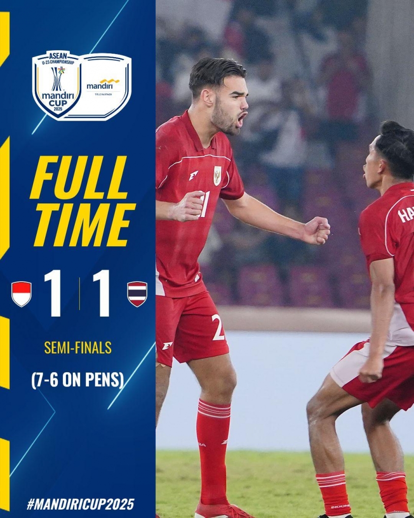 U23 Indonesia kịch tính vượt qua Thái Lan, vào chung kết gặp U23 Việt Nam