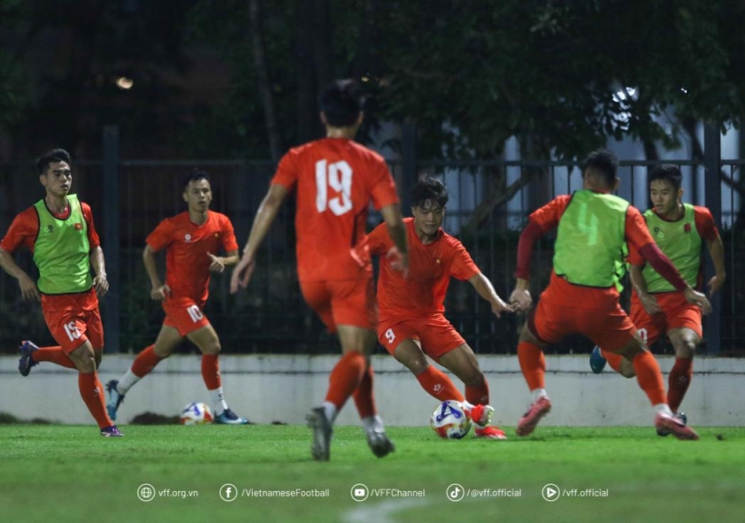 U23 Việt Nam tích cực chuẩn bị cho trận ra quân gặp U23 Lào tại SEA Games 2025