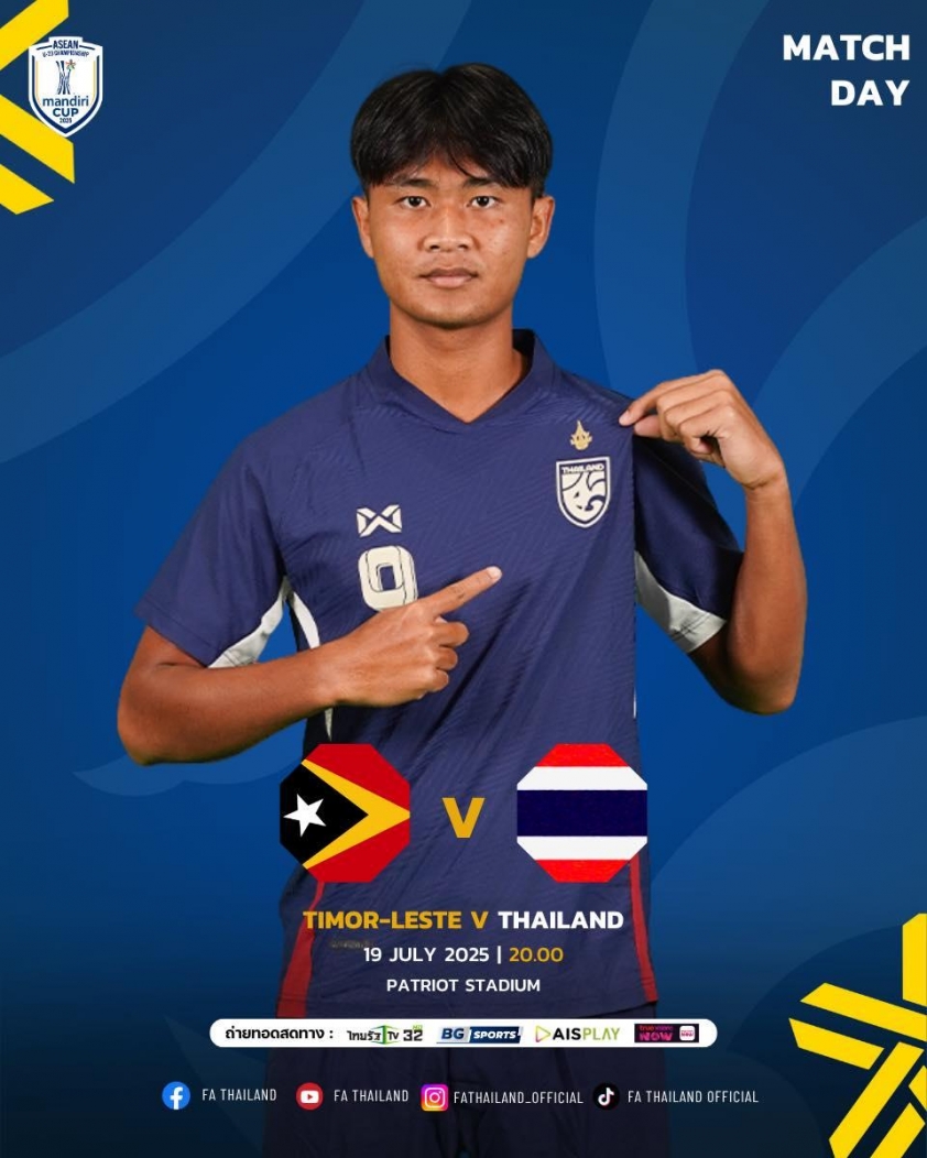 U23 Thái Lan Đại Thắng U23 Đông Timor 4-0, Nắm Quyền Chủ Động Ở Bảng C
