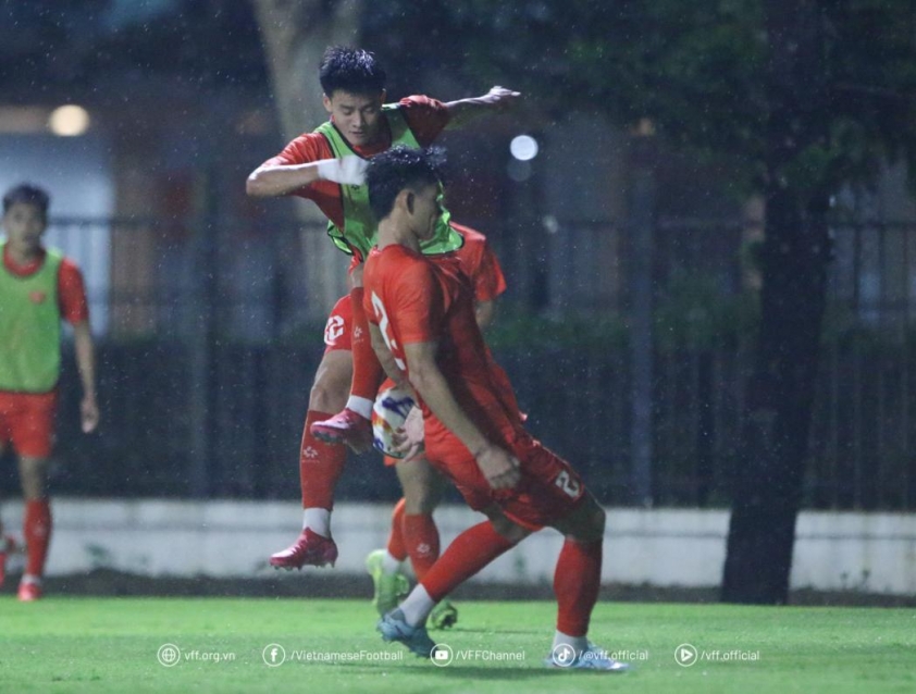U23 Việt Nam tích cực chuẩn bị cho trận ra quân gặp U23 Lào tại SEA Games 2025