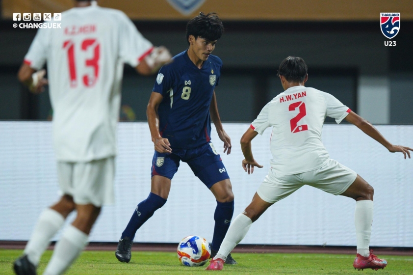 U23 Thái Lan dễ dàng vượt qua Myanmar, thẳng tiến bán kết U23 Đông Nam Á 2025
