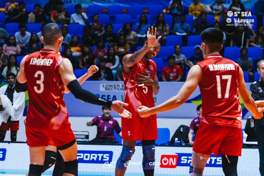 Thái Lan ngược dòng kịch tính đánh bại Philippines tại SEA V.League 2025