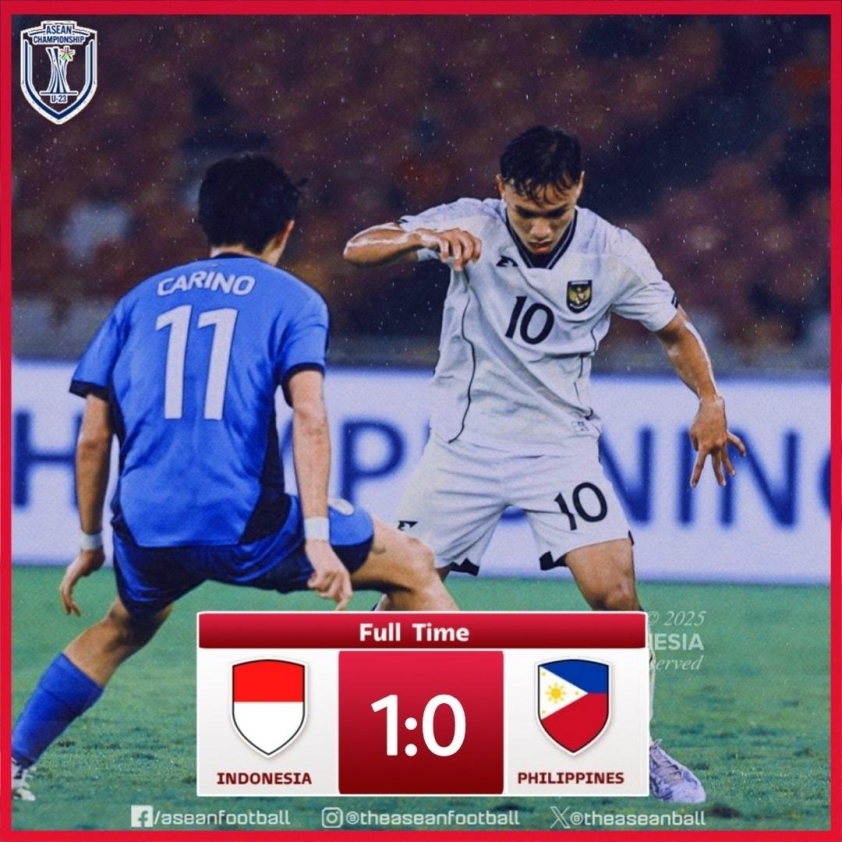 U23 Indonesia Vượt ải Philippines, Rộng cửa vào Bán kết U23 Đông Nam Á 2025