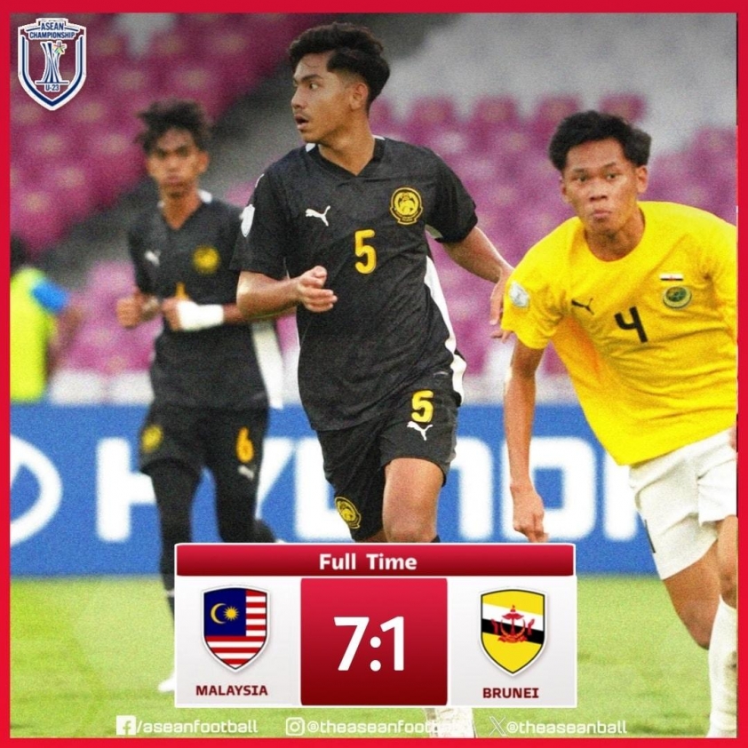 U23 Malaysia Đại Thắng Brunei 7-1 Sau Thất Bại Trước Philippines