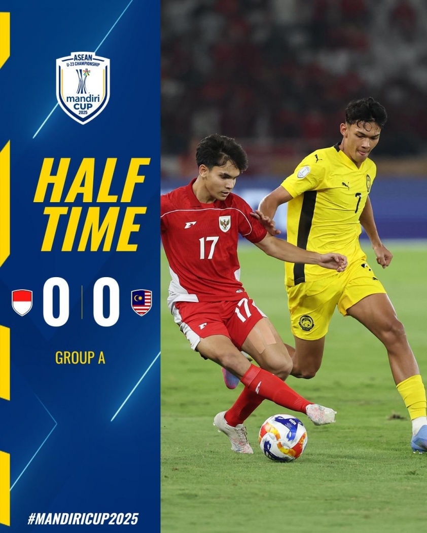U23 Indonesia Bất Bại, Giành Ngôi Đầu Bảng Sau Trận Hòa Căng Thẳng Trước U23 Malaysia