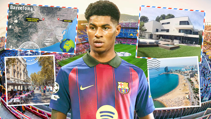 Marcus Rashford gia nhập Barcelona: Cuộc sống xa hoa bậc nhất xứ Catalan
