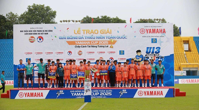 Nam Định Vượt Ải SLNA, Giành Vô Địch Giải Bóng Đá Thiên Niên Toàn Quốc U13