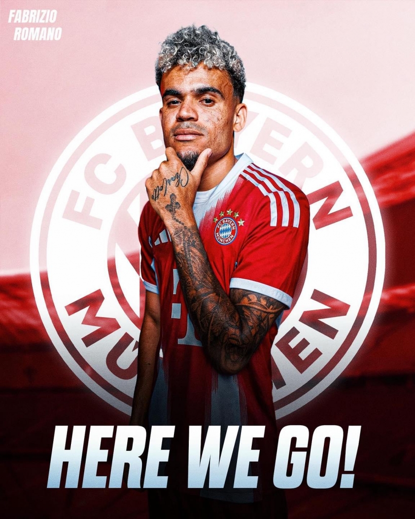 Bayern Munich chính thức chiêu mộ Luis Diaz với giá 75 triệu euro