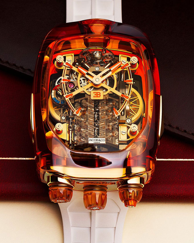 Ronaldo và bộ sưu tập đồng hồ xa xỉ: Chiếc Bugatti Chiron Tourbillon Sapphire Crystal trị giá 1,5 triệu USD