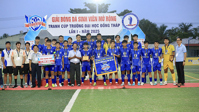 ĐH Sư phạm TDTT TP.HCM Vô Địch Giải Sinh Viên Mở Rộng Cúp ĐH Đồng Tháp 2025