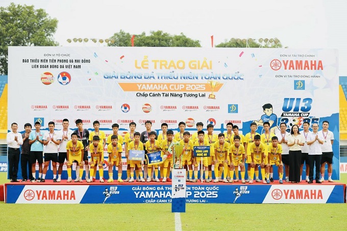 Nam Định Vượt Ải SLNA, Giành Vô Địch Giải Bóng Đá Thiên Niên Toàn Quốc U13