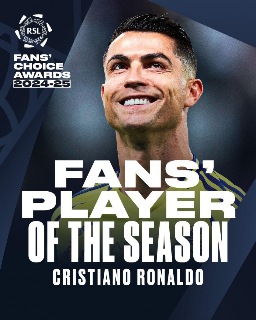 Ronaldo lập cú ăn ba danh hiệu cá nhân tại Saudi Pro League 2025-2026
