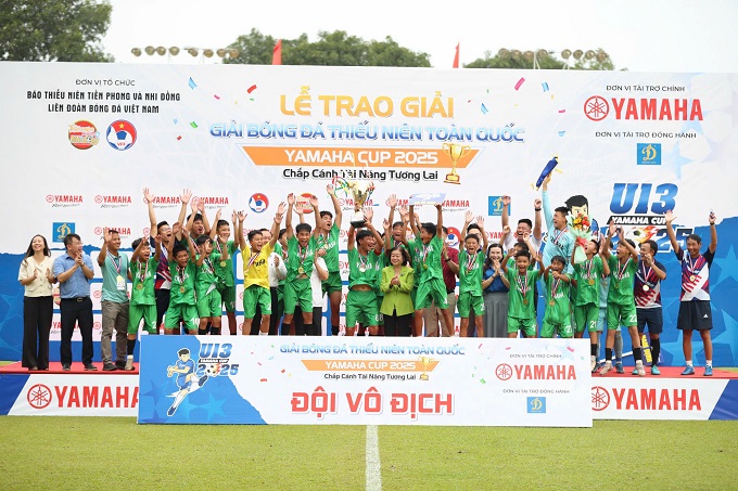 Nam Định Vượt Ải SLNA, Giành Vô Địch Giải Bóng Đá Thiên Niên Toàn Quốc U13