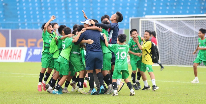 Nam Định Vượt Ải SLNA, Giành Vô Địch Giải Bóng Đá Thiên Niên Toàn Quốc U13