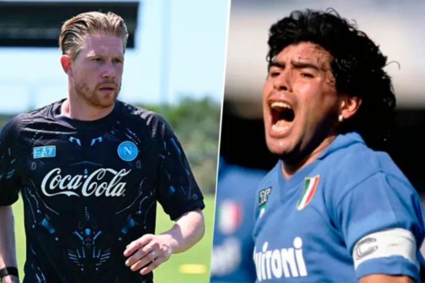 Kevin De Bruyne: Người kế thừa số áo huyền thoại của Maradona tại Napoli