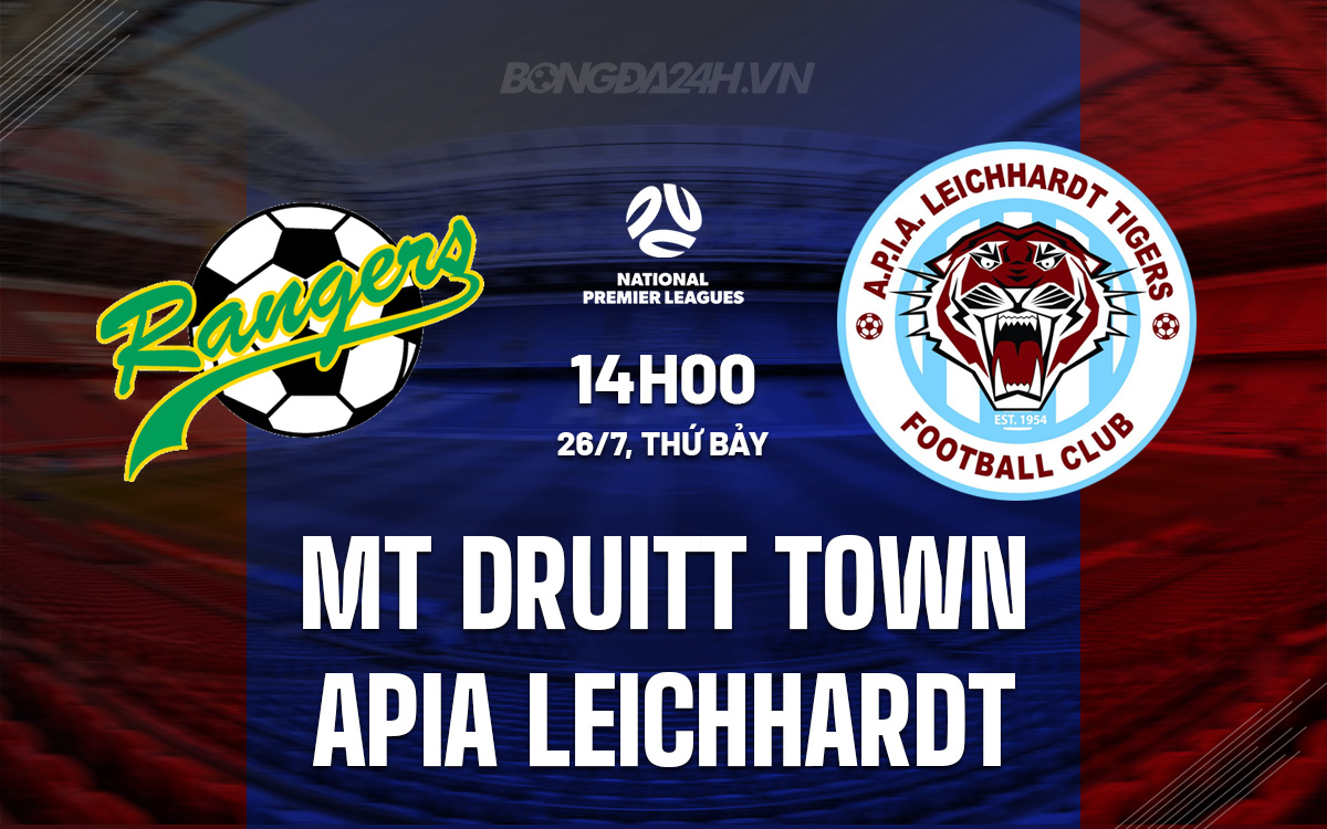 Nhận định trận đấu Mt Druitt Town vs APIA Leichhardt: Ông lớn Leichhardt sẽ dễ dàng giành chiến thắng?