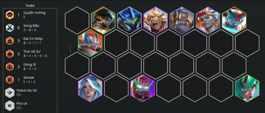 Đội Hình Song Đấu Viego - Gangplank Bá Đạo ĐTCL Mùa 15
