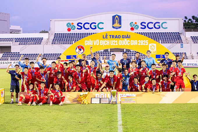 PVF Vô Địch Giải U21 Quốc Gia 2025 Sau Thắng Lợi Trước Thể Công Viettel