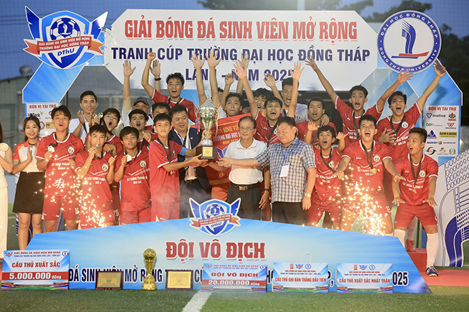 ĐH Sư phạm TDTT TP.HCM Vô Địch Giải Sinh Viên Mở Rộng Cúp ĐH Đồng Tháp 2025