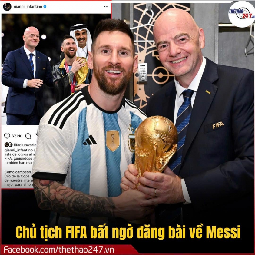 Bài đăng của Infantino